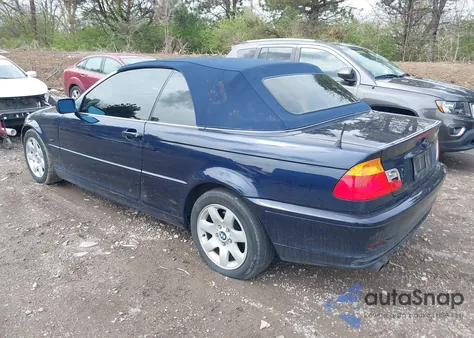 2001 BMW 325Ci z USA, uszkodzony, nr VIN WBABS33431JY56811